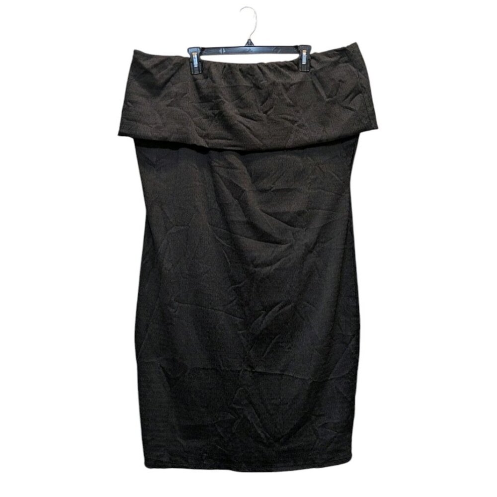 Fashion‎ Nova Off The Shoulder Mini Sheath Dress Black 3X